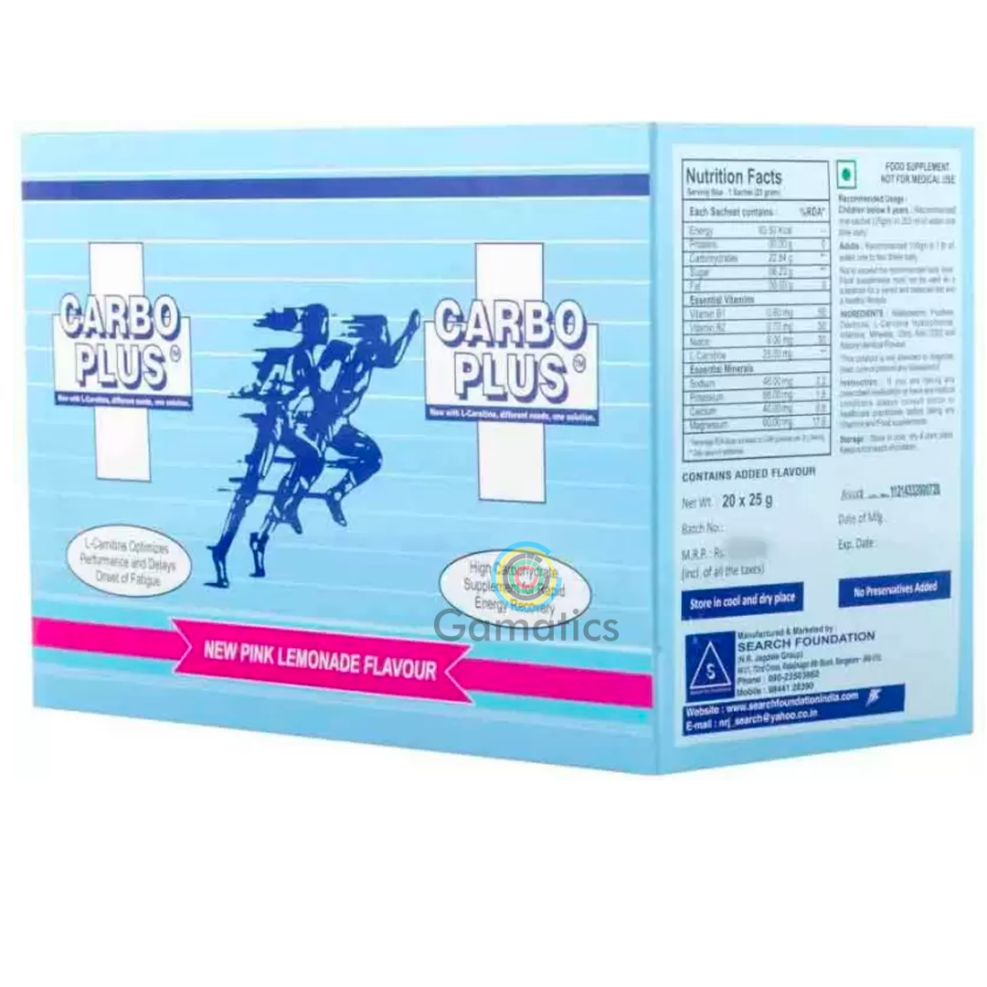 Carbo Plus Nutrition Powder 500gms (20x25gms) - WATERMELON